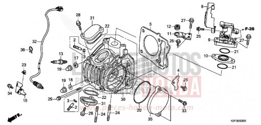 CYLINDER HEAD Z125MAK de 2019